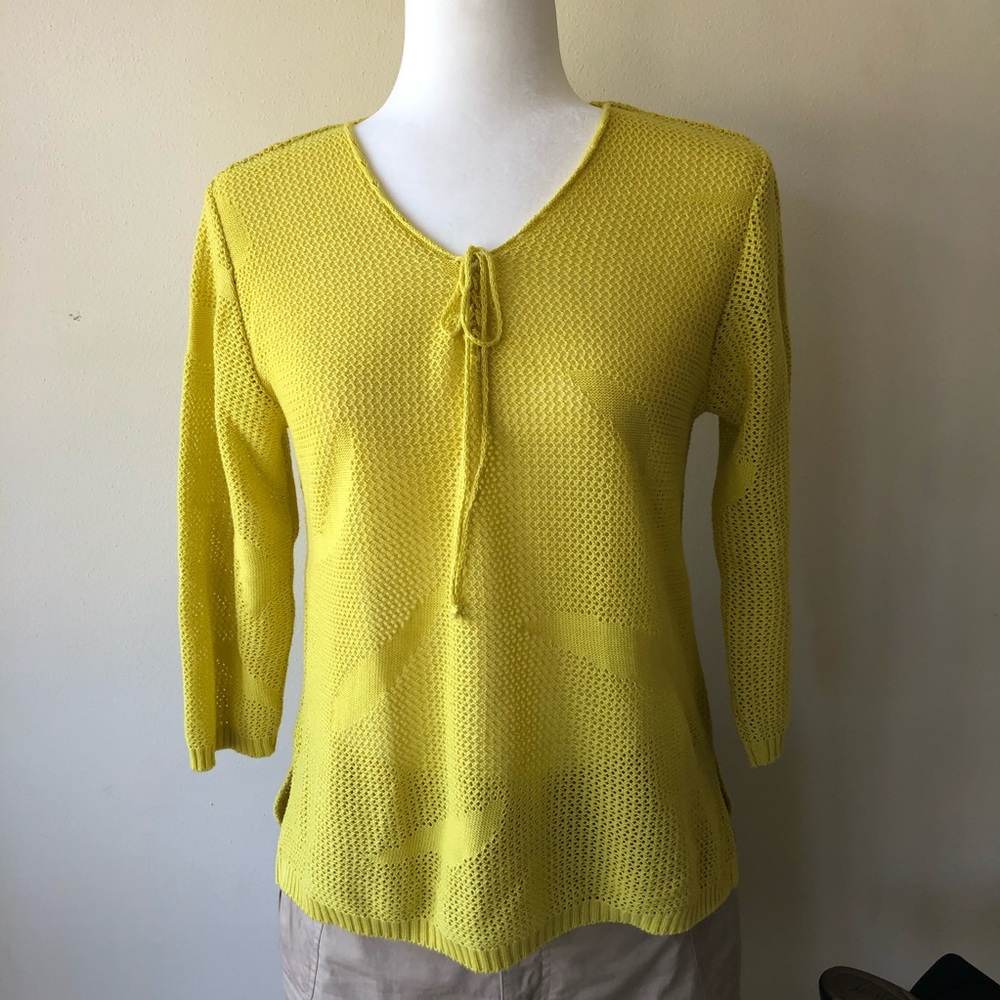 Putorti loose knit sweater 3/4 sleeves size P/S